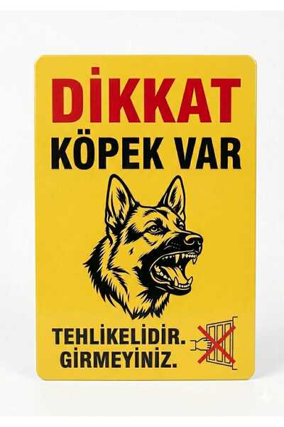 hebmeyy Dikkat Köpek Var Dekota Levha, A5 ( 14,8 x 21 cm) Dış Mekan Kullanımı...