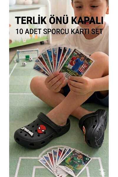 ÇEÇEN HOME Papuci anti-alunecare cu partea din față închisă, cu carduri sport...