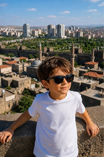 BAPPİR Uv400 Protected Children's Wayfarer Blue/Smoked Frame New Season Unise...