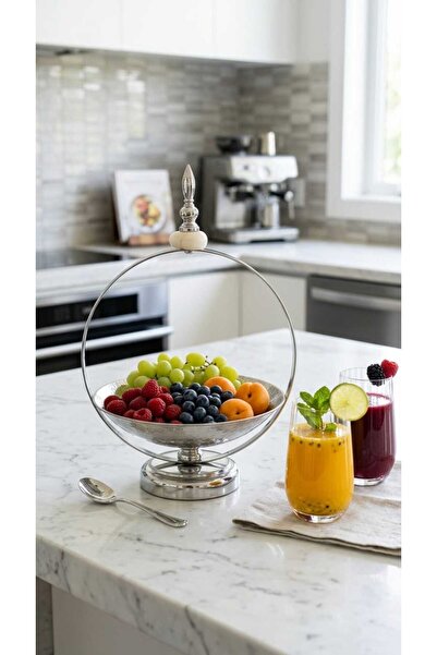 Generic Luxury Style Dessert Fruit Tray with Elevated Stand Modern Design Dec...
