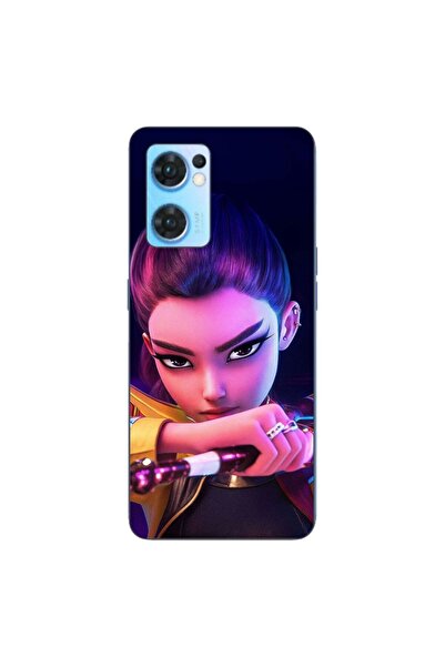 OEM Husa compatibila cu Oppo Reno7 5G Silicon Gel Tpu Model KPop Demon Hunter...