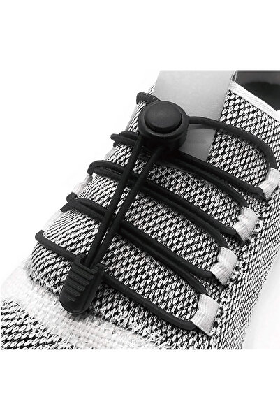 Zumzeria Black Elastic No Tie Shoelaces 110cm