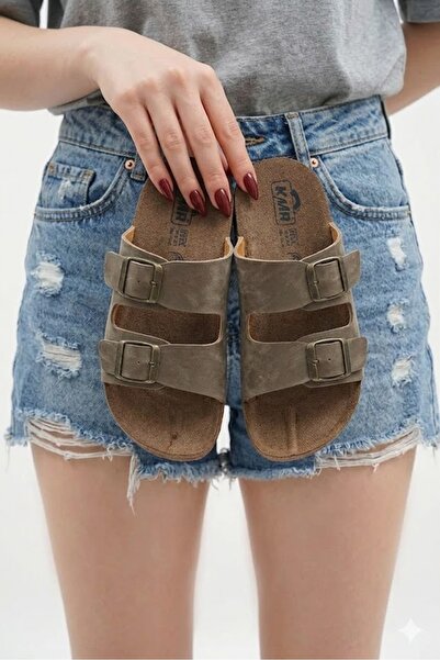 Behtah Kundura Women's Double Buckle Daily Comfortable Lightweight Stylish Ca...