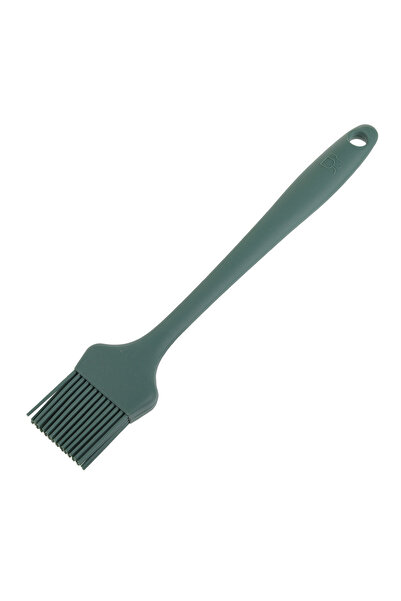 Zumzeria Perie de silicon verde cu mâner de 22,5 cm