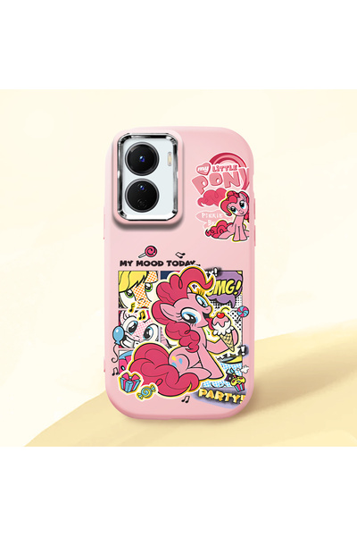 ucuc Vivo Y16/Y02S Compatible Shock-Absorbing Camera Protected Pink Silicone ...