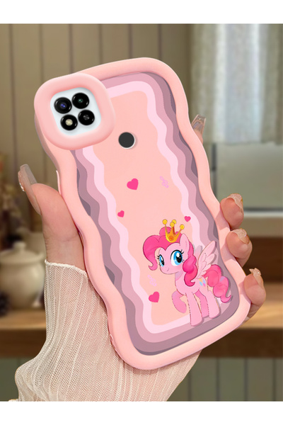 ucuc Redmi 9C/10A Uyumlu Pembe Silikon Kılıf Kamera Korumalı Darbe Emici Tasarım