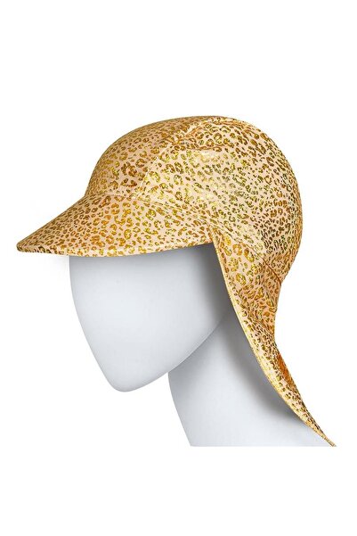 SLIPSTOP Sk2313000019 Foil Print Over Pattern Sun Hat Altın Unisex Şapka