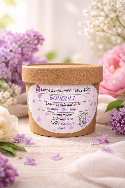 GeRa Essence Ceara parfumata/ Wax melts din soia, Bouquet - Iasomie, Liliac, ...