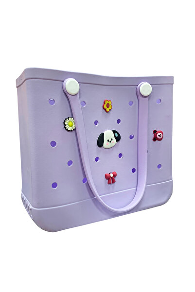Fara brand EVA M BAG WITH SILICONE DECORATIVE APPLICATIONS