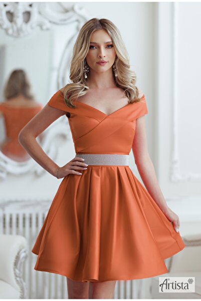Artista Ball gown with rhinestone cord