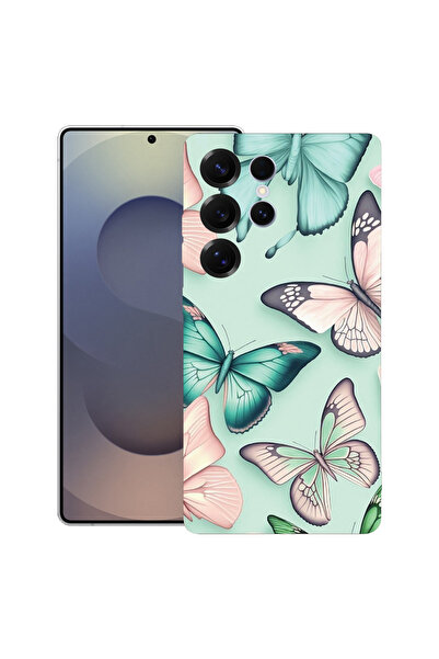bestcase Husă TPU Ultra Subțire pentru Samsung Galaxy S26 Ultra, Model Flutur...