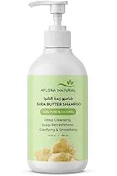 AFLORA Shea Butter Shampoo, Ultra-Moisturising & Repairing, with Vitamin E, f...