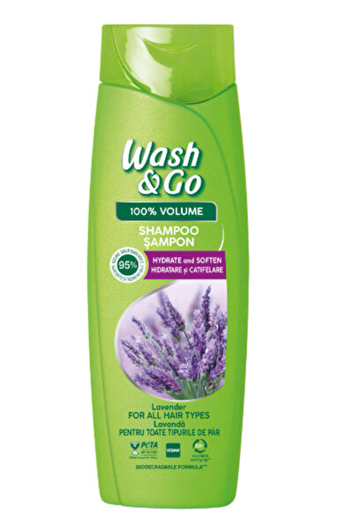 WASH&GO Sampon pentru toate tipurile de par cu extract de levantica,360 ml