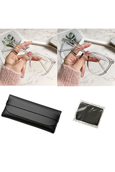 Choice3 black 2pcs Anti-blue Light Glasses for Women with Regular Eyeglass Fr...