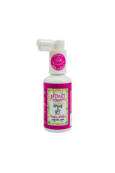 Prisaca Transilvania Happy Throat – throat spray – CHILDREN – cold treatment ...