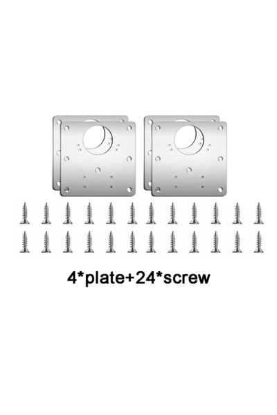 Choice 4Sets Stainless Steel Cabinet Door Hinge Repair Plate Kit Furniture Cu...