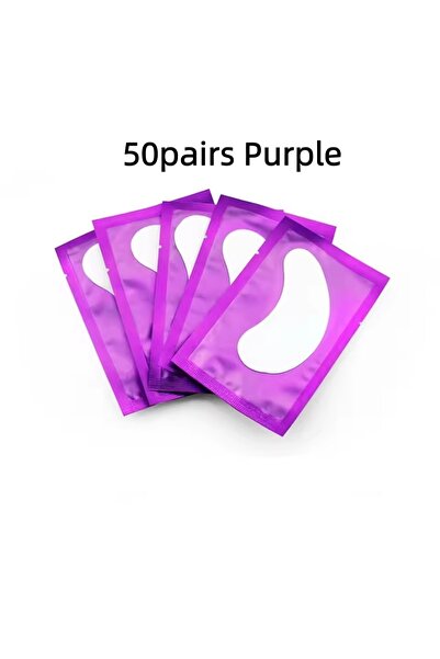 Choice 50pairs Purple 50 pairs Eyelash Patches Used for Grafting Eyelash Pape...