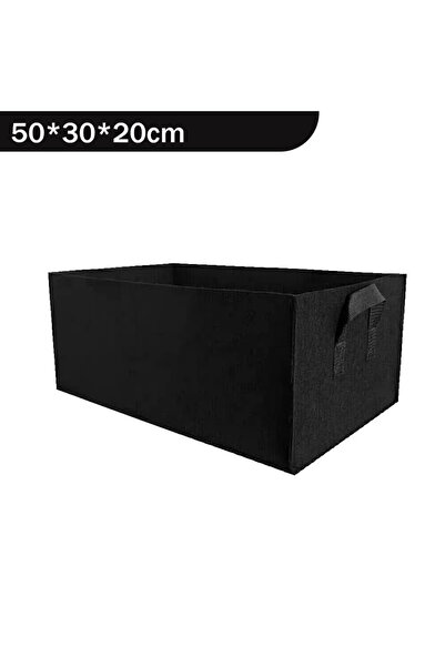 Choice1 حقيبة نمو نباتية مربعة من اللباد مقاس 50×30×20 سم، متعددة الوظائف لزر...