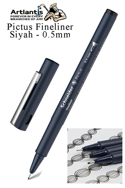 Artlantis Technical Drawing Pen Black Pictus 1 Pcs Schneider Pictus Black Fin...