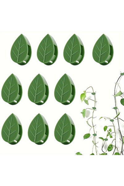 Choice Green 10pcs, Plant Climbing Wall Fixture Clips, Self-adhesive Plant Fi...