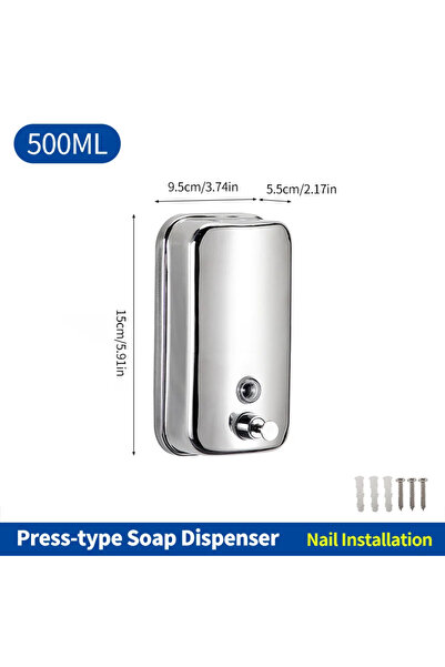 Choice Punching Small Refillable Handwash Dispenser Home Kitchen Washroom Sta...