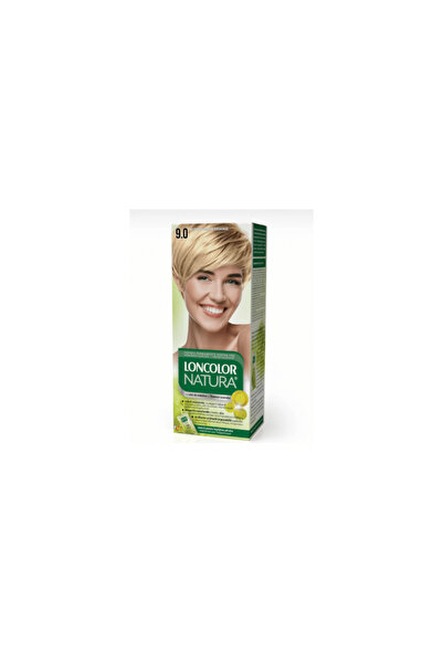 Loncolor Vopsea de par permanenta, Natura cu amoniac, 9.0 Blond foarte deschis