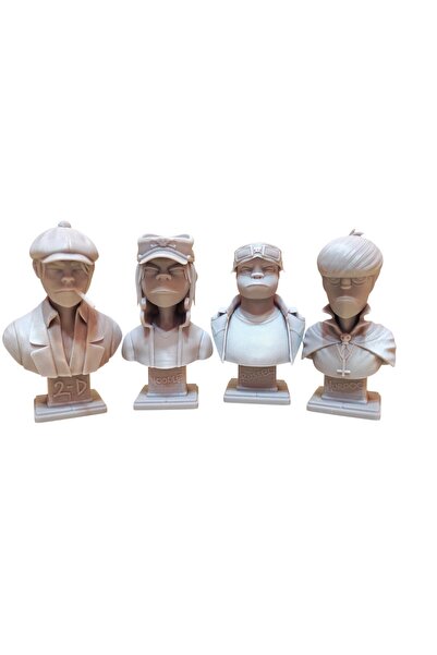 OEM Set figurine Gorillaz,Murdoc,2-D,Noodle,Russel 9-cm