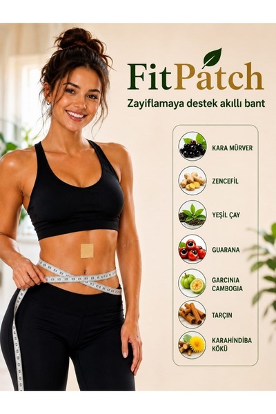 fit patch ZAYIFLAMAYA DESTEKLEYİCİ BİTKİSEL İÇERİKLİ AKILLI BANT DENEM PAKET ...