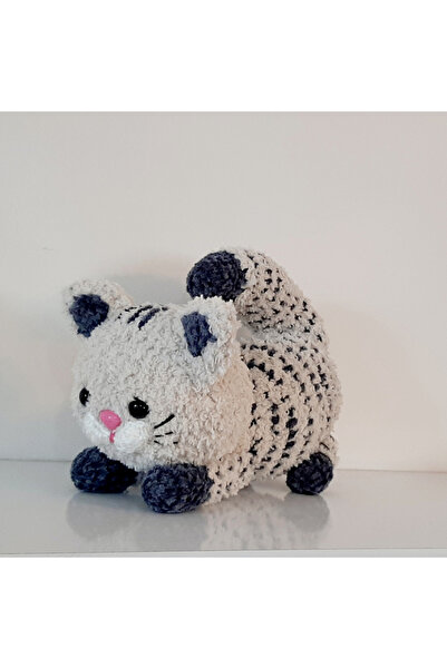 nildamigurumi Amigurumi Örgü Oyuncak Kedi Kadife