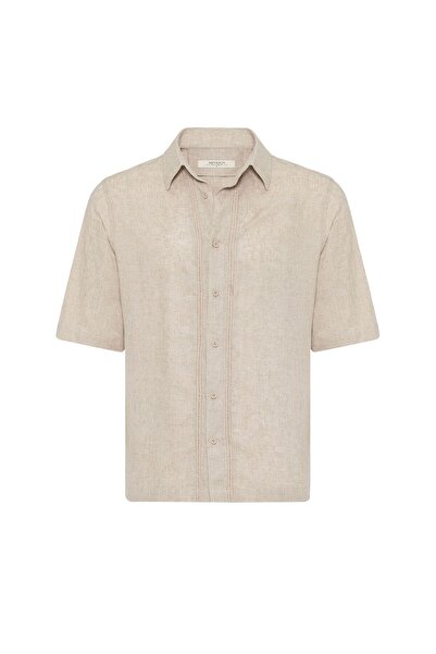 S13 Store Linen blend relaxed fit men's shirt