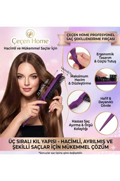 ÇEÇEN HOME (1 komad) Plastična četka za punđu | Četka za oblikovanje punđe | ...