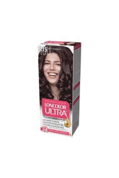 Loncolor Vopsea Permanenta pentru Par Ultra, nuanta 4.15 ciocolata amaruie