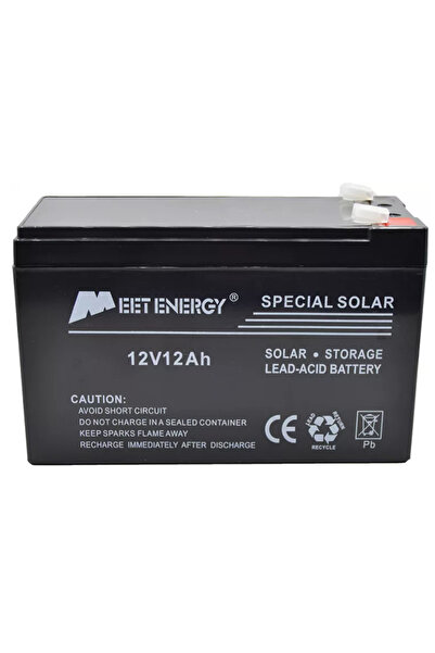 XL Meet Energy 12V 12Ah solar panel battery