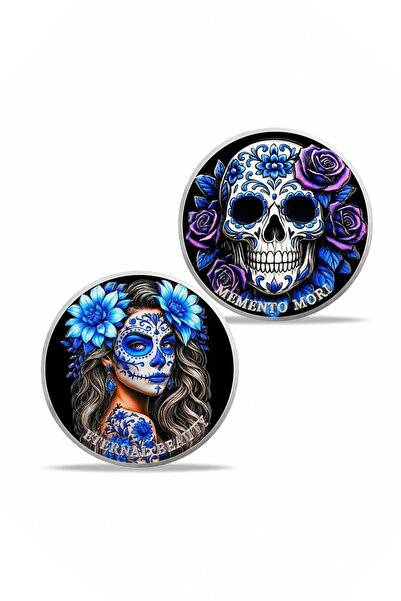 Solfera Memento Mori Ebedi Güzellik Stoa Felsefe Manifest Coin Koleksiyon Met...