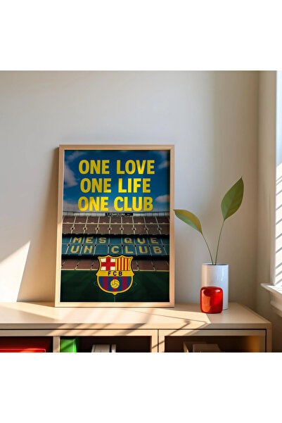 Boomah Accessories Barcelona Club Framed Poster 30x40cm - Football Memorabili...