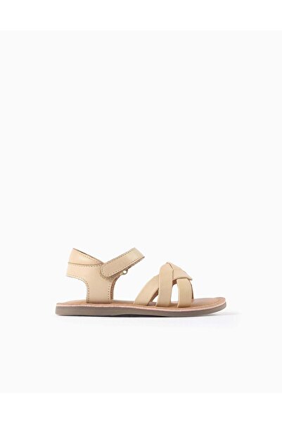 Ziddy Sandal Leather Light Beige