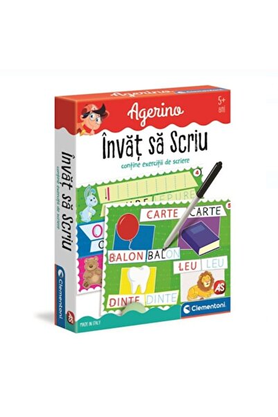 Agerino Joc educativ - Învăț să scriu Agerino, 5 ani+
