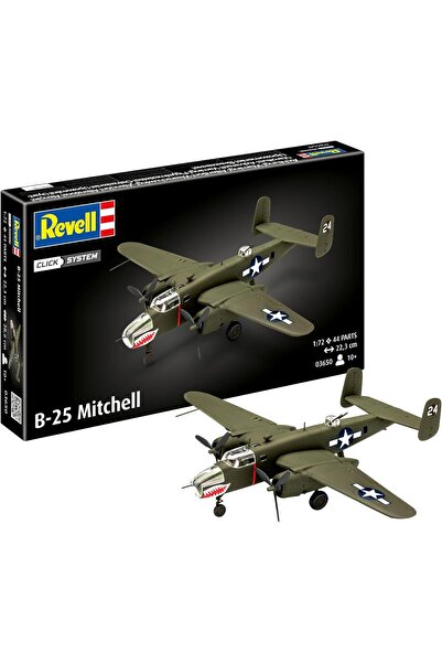 Generic Brand طقم نموذج طائرة B-25 ميتشل بمقياس 1:72