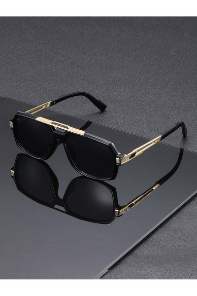 Choice4 black 1 pair of men's T transparent frame gray European and American ...