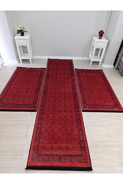ALLGELSİN ZRH Dokuma Taban Yatak Odası Halısı Seti 3 'lü Yatak Odası Halı Tak...