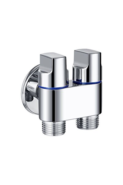 choice2 Plating Stainless Steel Dual-Control Angle Valve, Anti-Backflow, Thre...