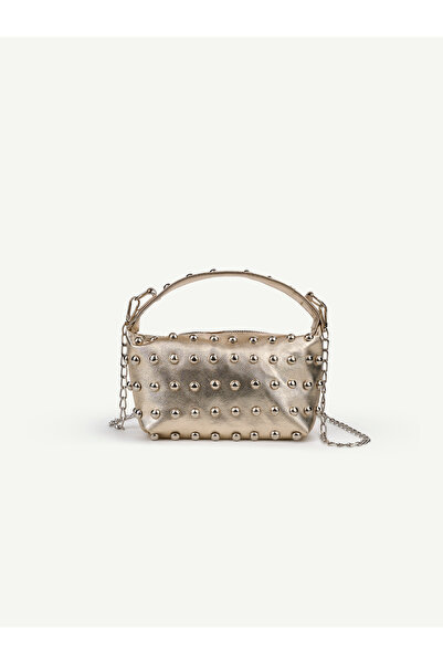 Rivina Rock Women's Chich Mini Size Staple Detailed Handbag and Shoulder Bag