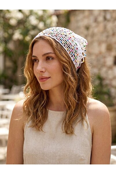 Kadın El Örgüsü Saç Bandana - Lumi Bandana
