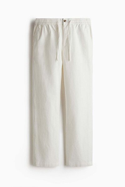 H&M Regular Fit Linen-blend trousers