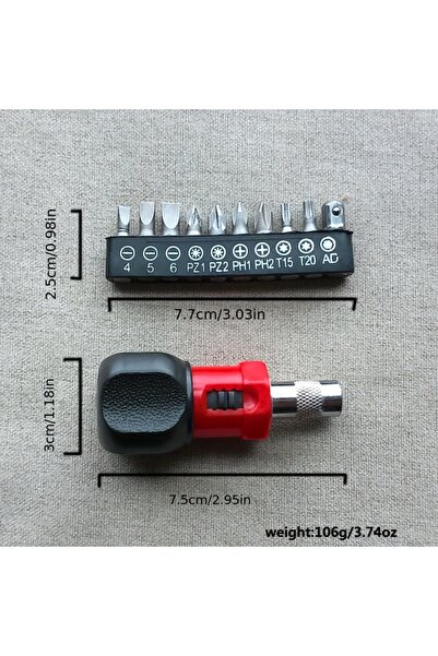 Choice 11pcs-LSD 11pcs/set Mini Multifunctional Ratchet Screwdriver Set - Qui...