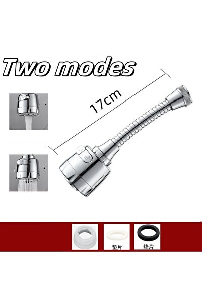 Choice1 17cm Two modes Universal Kitchen Faucet Adapter 2/3 Modes 360° Rotati...