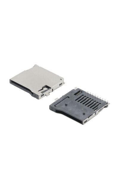 Choice 10PCS 9Pin Micro SD Card Slot Connectors TF Card Deck Fit for Phone Ta...