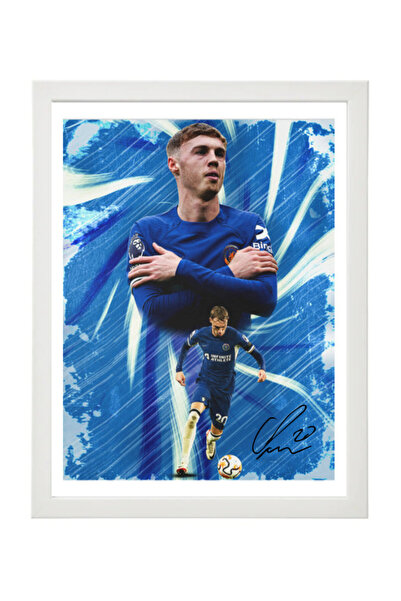 Boomah Accessories Cole Palmer Chelsea Autographed Framed Poster 30x40cm - Fo...