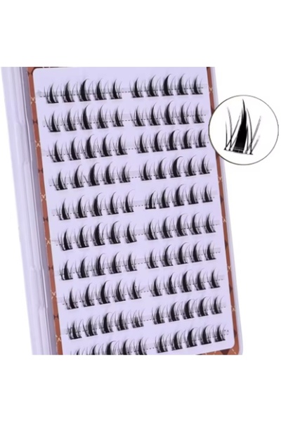 Choice MIX Barbie Bunny MIAOJIE DIY Self-Adhesive Cluster Lashes 10 Rows/Box,...