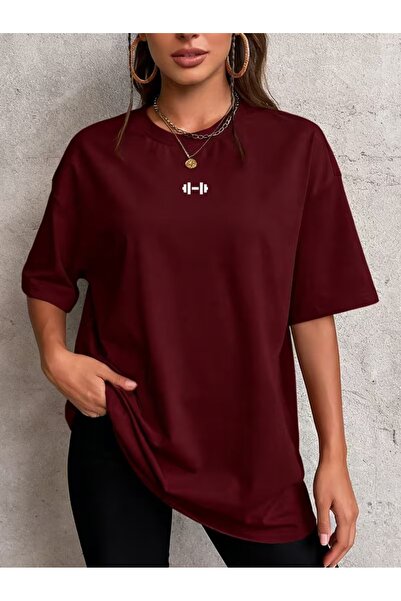 puolikuu Tricou unisex cu croială confortabilă, cu panglică și imprimeu dublu